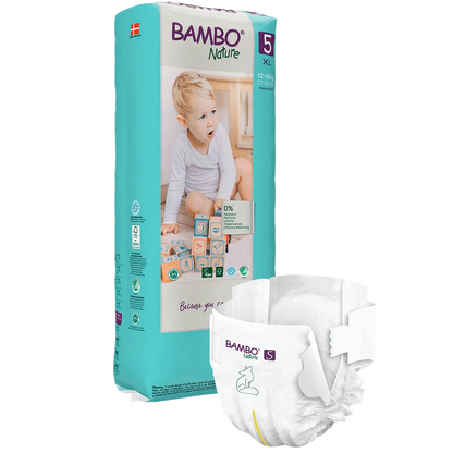 Bambo Nature Fraldas 5, (12-18 kg / 27-40 lbs), 44 unidades.