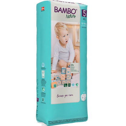 Bambo Nature Fraldas 5, (12-18 kg / 27-40 lbs), 44 unidades.