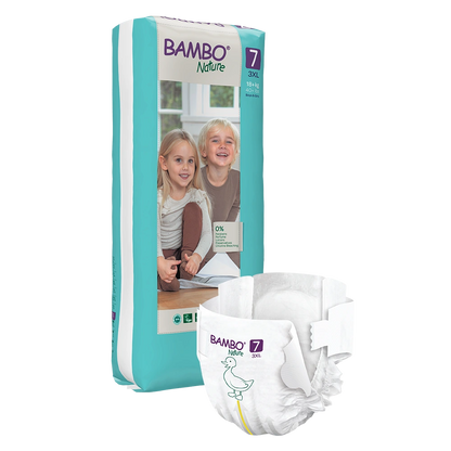 Bambo Nature Fraldas 7, (18+ kg / 40+ lbs), 40 unidades.