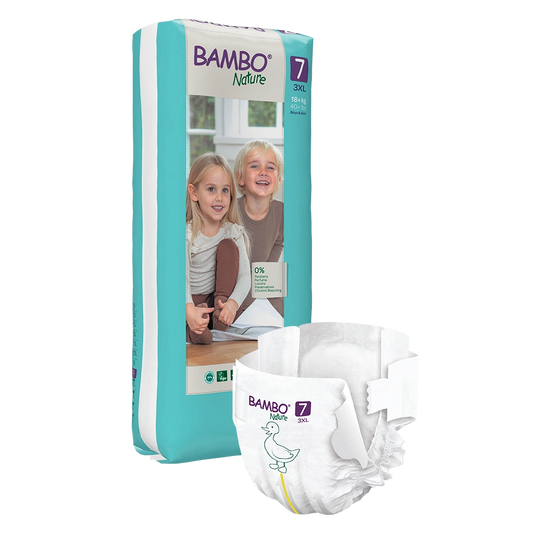 Bambo Nature Fraldas 7, (18+ kg / 40+ lbs), 40 unidades.