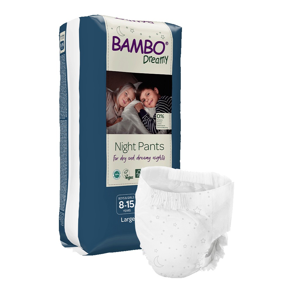 Fraldas Noturnas Bambo Dreamy, 8 e 15 anos