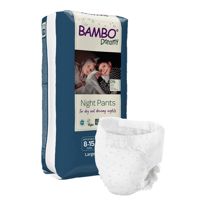 Fraldas Noturnas Bambo Dreamy, 8 e 15 anos