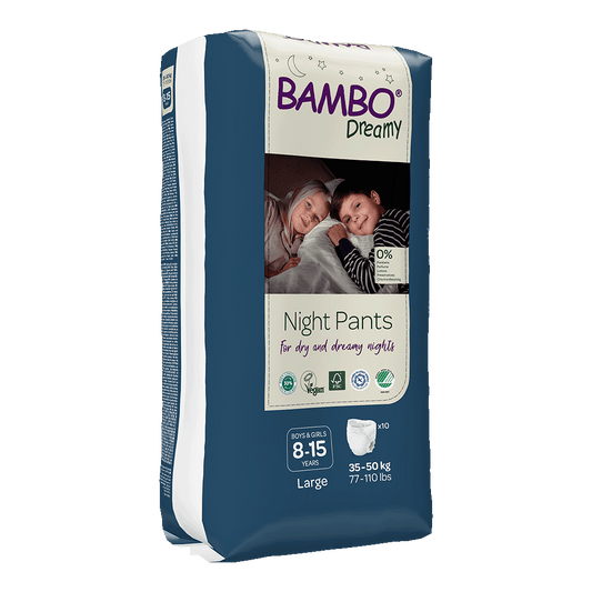 Fraldas Noturnas Bambo Dreamy, 8 e 15 anos
