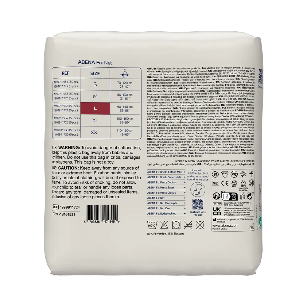 ABENA Fix, Net Fixation Pants, M-L