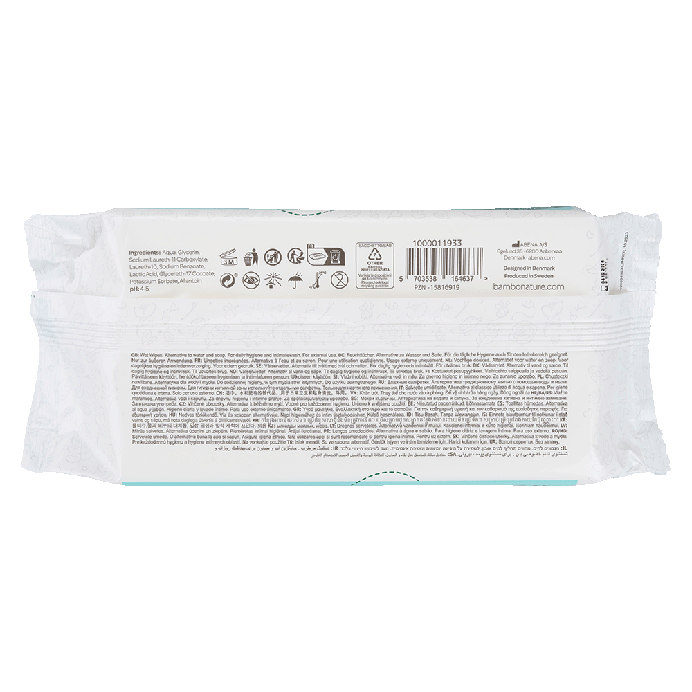 Toalhitas Premium Bambo Nature